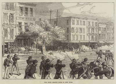Les Émeutes Orangistes Irlandaises à New York - Sir John Charles Robinson